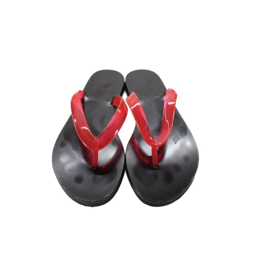 Ancient Greek Sandals Womens Slip-On Thong Flip-Flops Red Size 6 - Picture 2 of 5